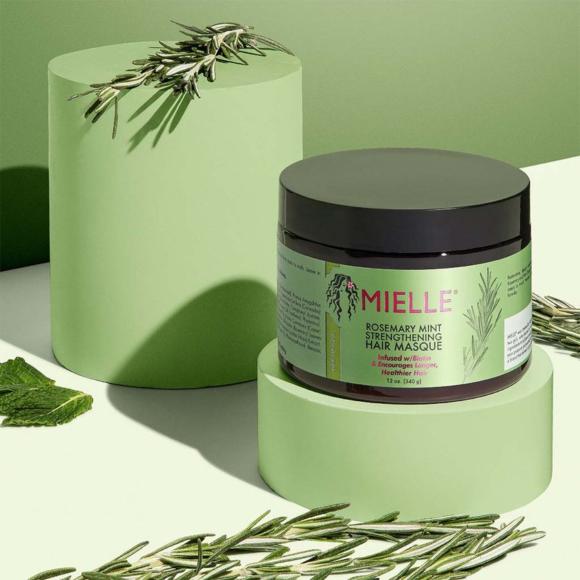 Mielle Rosemary Mint Hair Strengthening Masque With Biotin For Hair Types 340g 