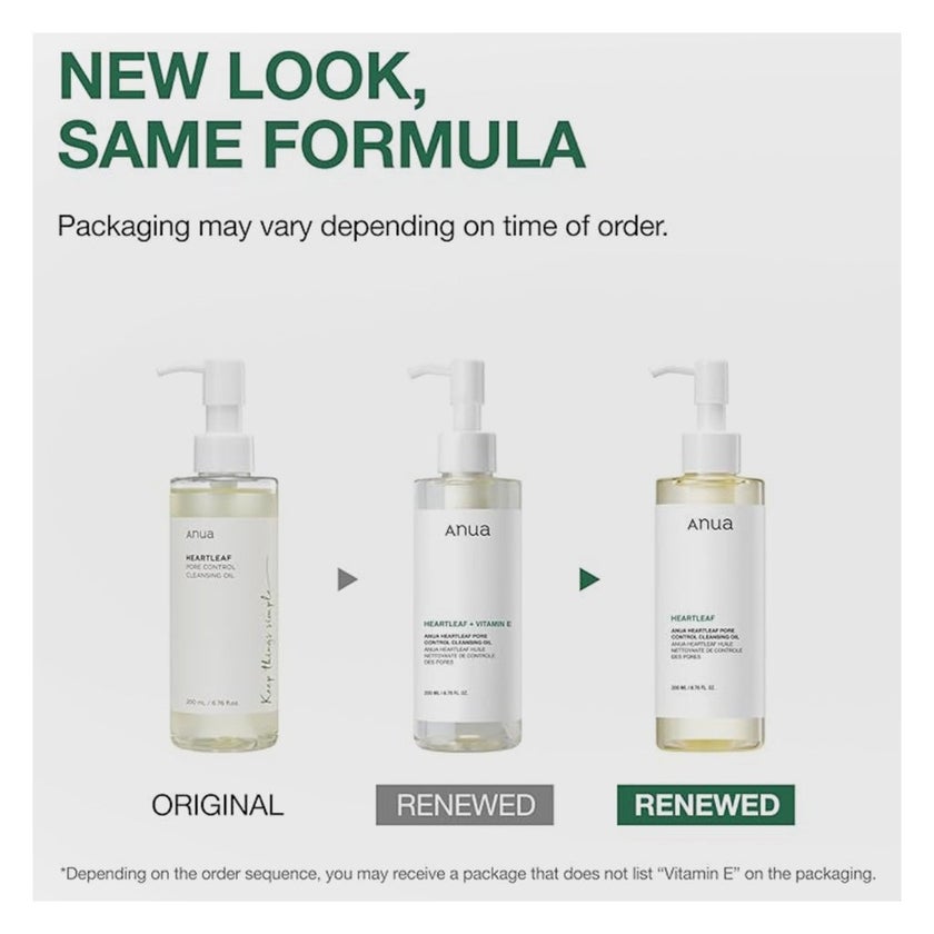 Anua Heartleaf Pore Control Oil Based Facial Cleansing Oil 200ml