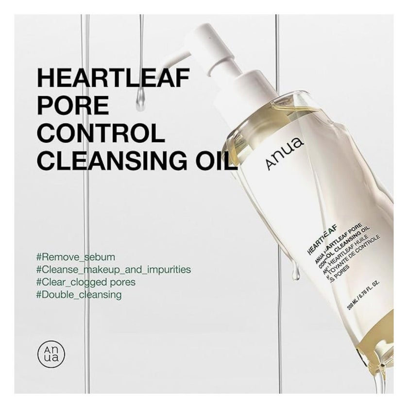 Anua Heartleaf Pore Control Oil Based Facial Cleansing Oil 200ml