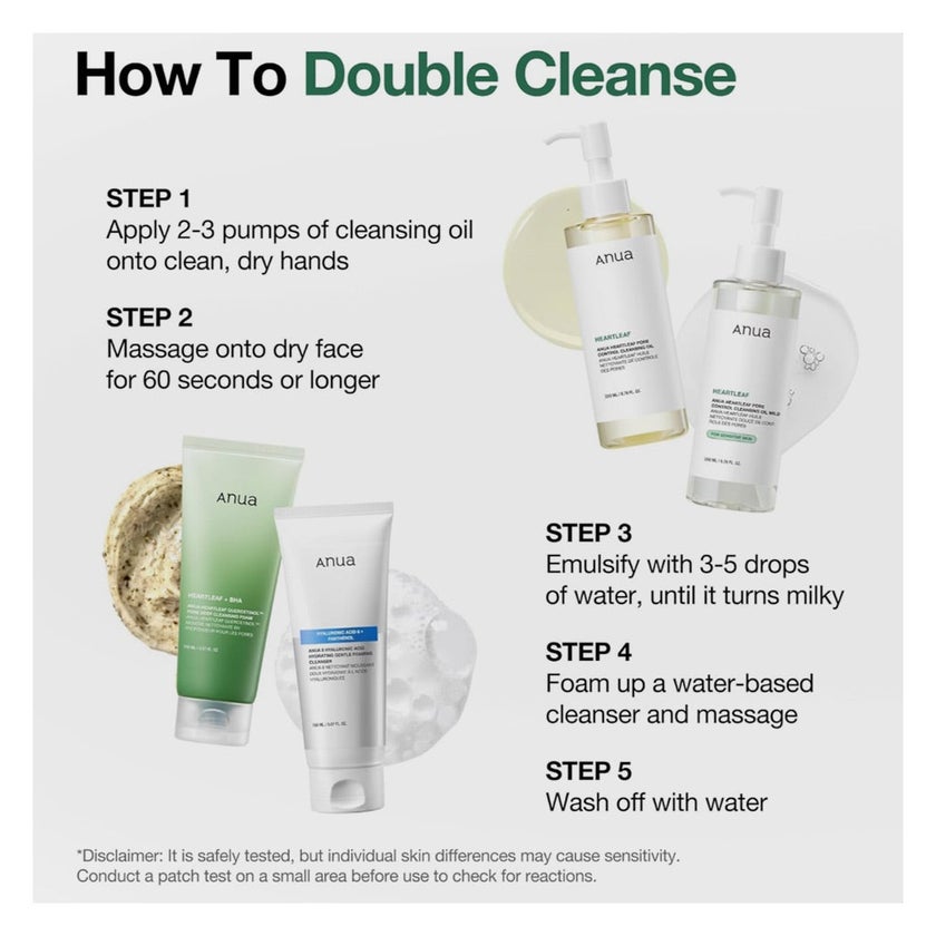 Anua Heartleaf Pore Control Oil Based Facial Cleansing Oil 200ml