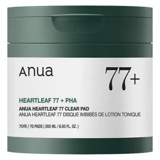 Anua Heartleaf 77 + PHA Clear Exfoliating Toner Pads 160ml