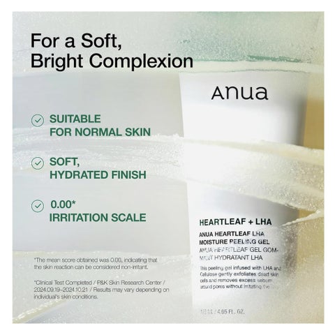Anua Heartleaf + LHA Moisture Peeling Gel 120ml