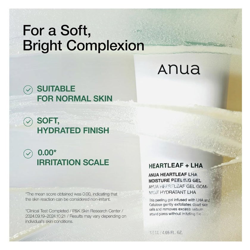Anua Heartleaf + LHA Moisture Peeling Gel 120ml