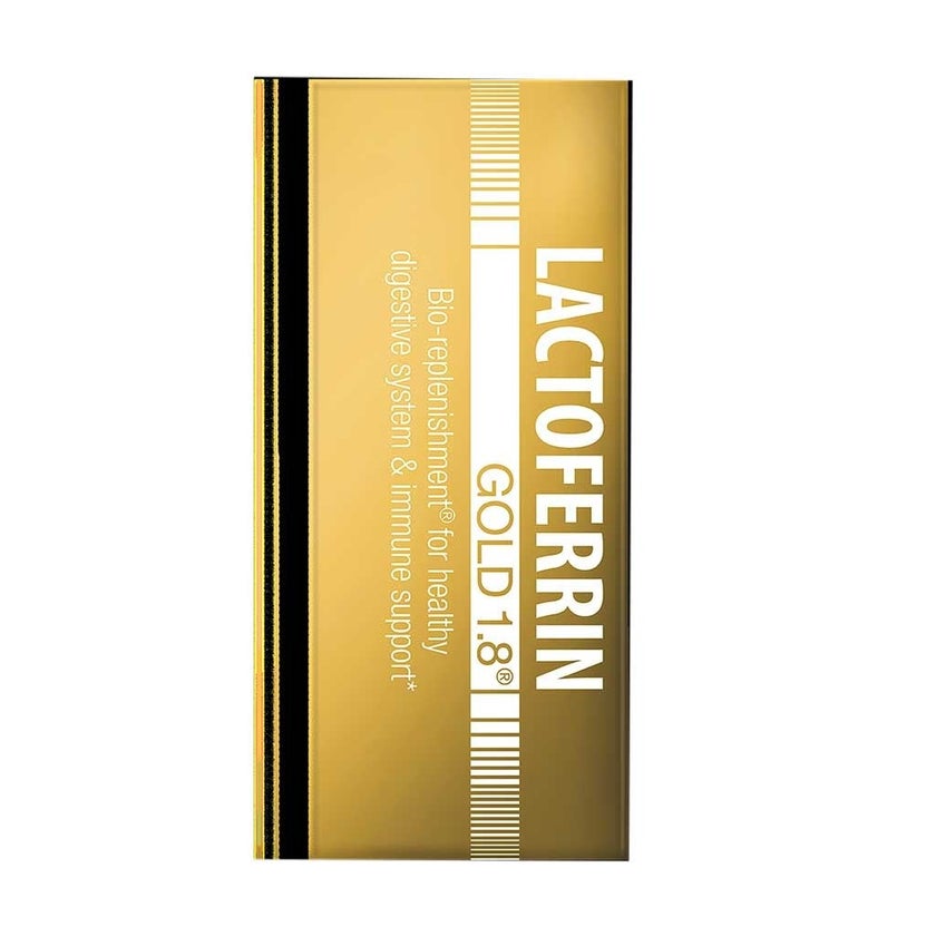 BioQuad Lactoferrin Gold 1.8 Dietary Supplement Capsules For Digestive & Immune Support, Pack of 60’s