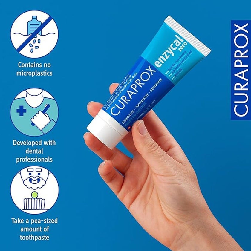 Curaprox Enzycal Toothpaste With 1450 Ppm Fluoride For Sensitive Teeth 75ml