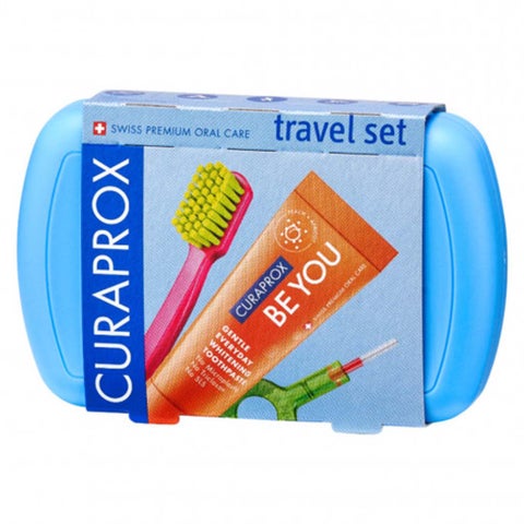 Curaprox Oral Care Travel Kit - Blue