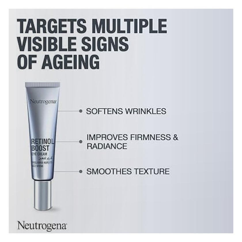 Neutrogena Anti Age Retinol Boost Eye Cream For Tired & Puffy Eyes 15ml