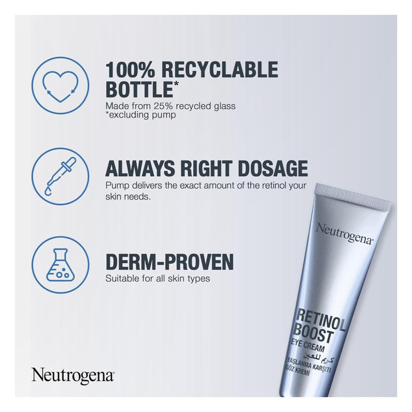 Neutrogena Anti Age Retinol Boost Eye Cream For Tired & Puffy Eyes 15ml