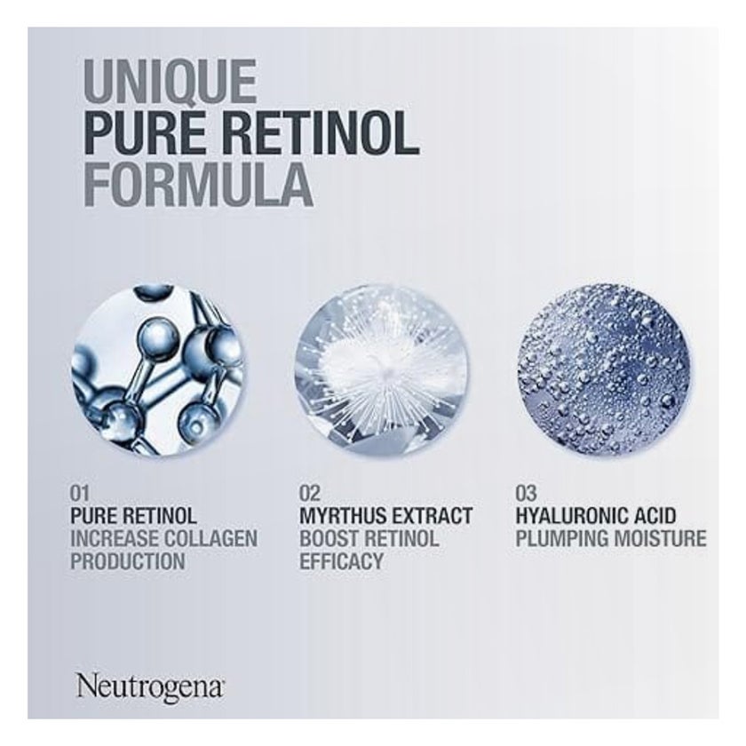 Neutrogena Anti Age Retinol Boost Face & Neck Serum For Wrinkles & Fine Lines 30ml