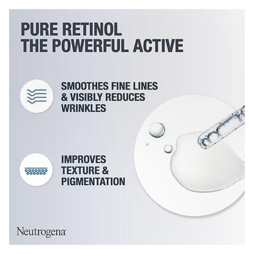Neutrogena Anti Age Retinol Boost Face & Neck Serum For Wrinkles & Fine Lines 30ml