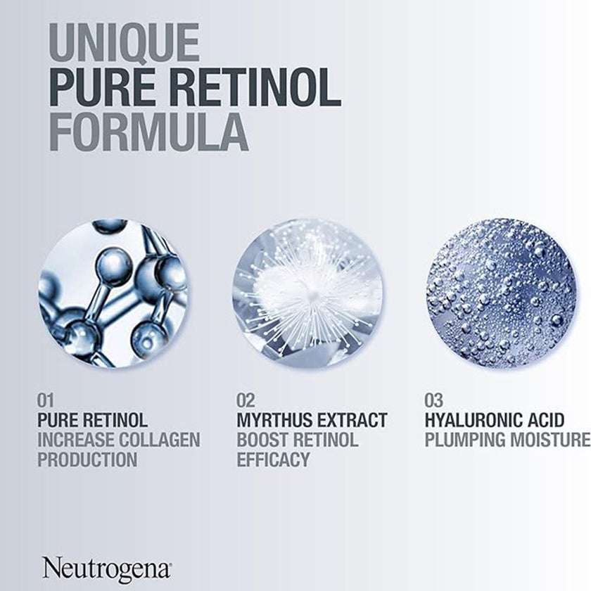 Neutrogena Anti Age Retinol Boost Face & Neck Serum For Wrinkles & Fine Lines 30ml