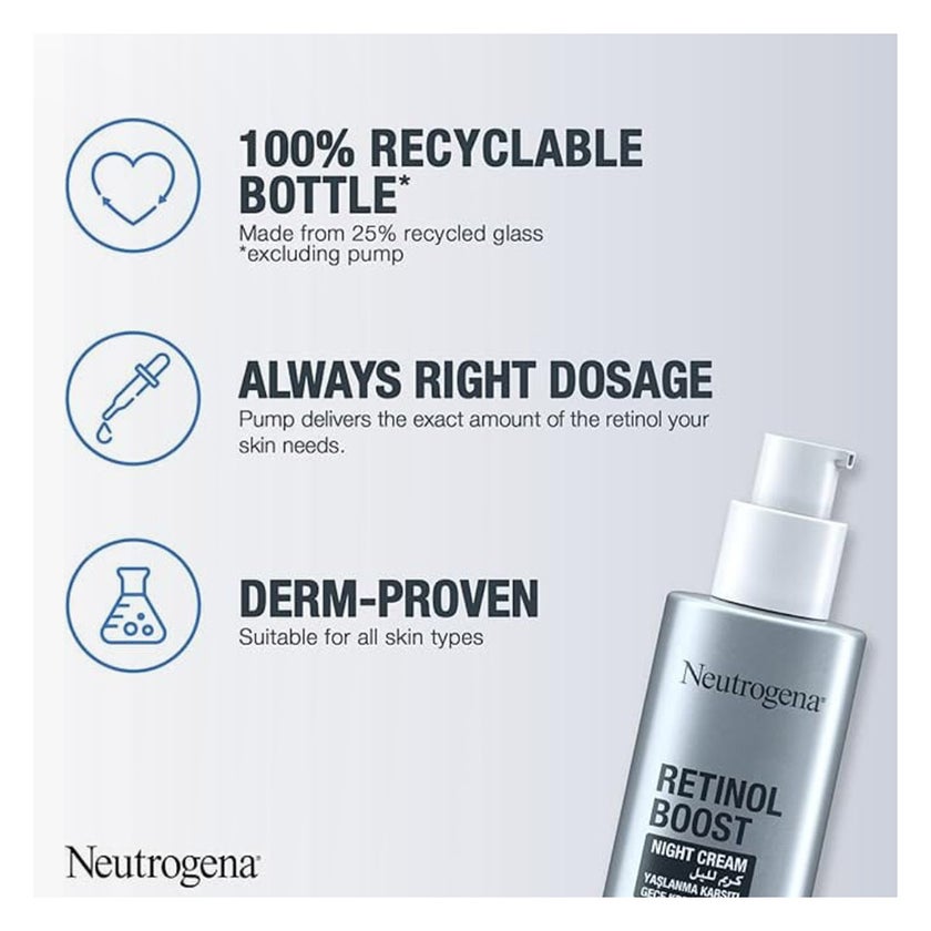 Neutrogena Anti Age Retinol Boost Night Cream For Wrinkles & Fine Lines 50ml