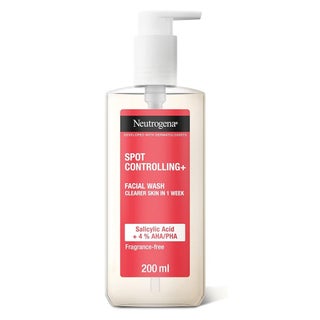 Neutrogena Spot Controlling+ Facial Wash With Salicylic Acid & 4% AHA, PHA 200ml