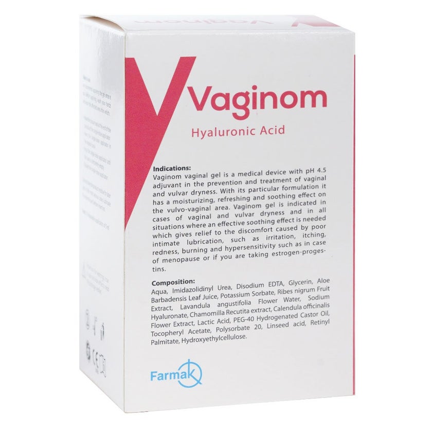 Vaginom Vaginal Moisturiser Gel Single Dose Applicators 5ml, Pack of 10's