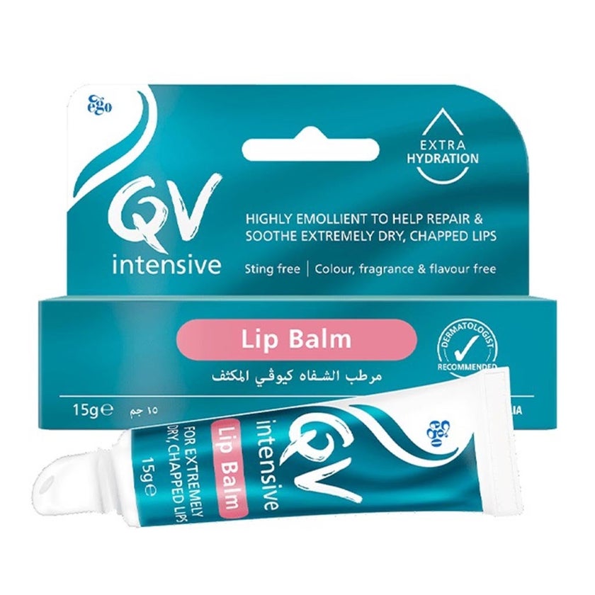 Ego QV Intensive Lip Balm For Extremely Dry & Chapped Lips 15g