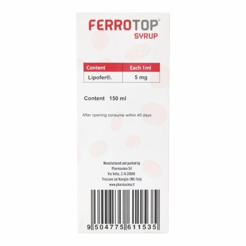 Ferrotop Lipofer Syrup - 150ml