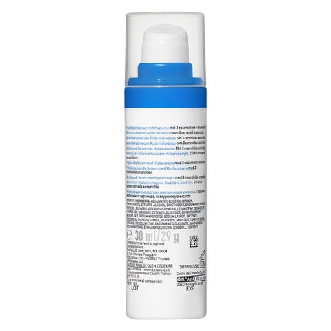 CeraVe Hydrating Hyaluronic Acid Face Serum For Normal To Dry Skin 30ml