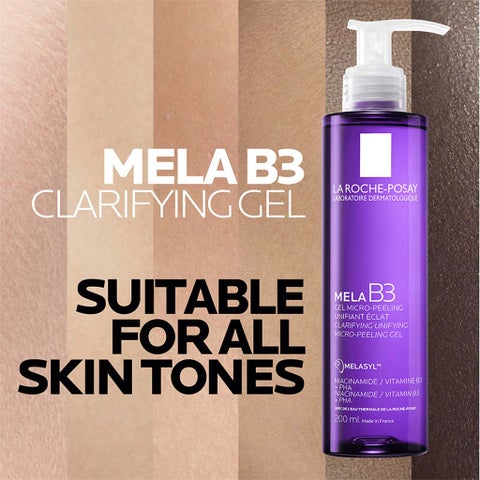 La Roche-Posay Mela B3 Micro Peeling Gel 200ml + Niacinamide Serum 30ml