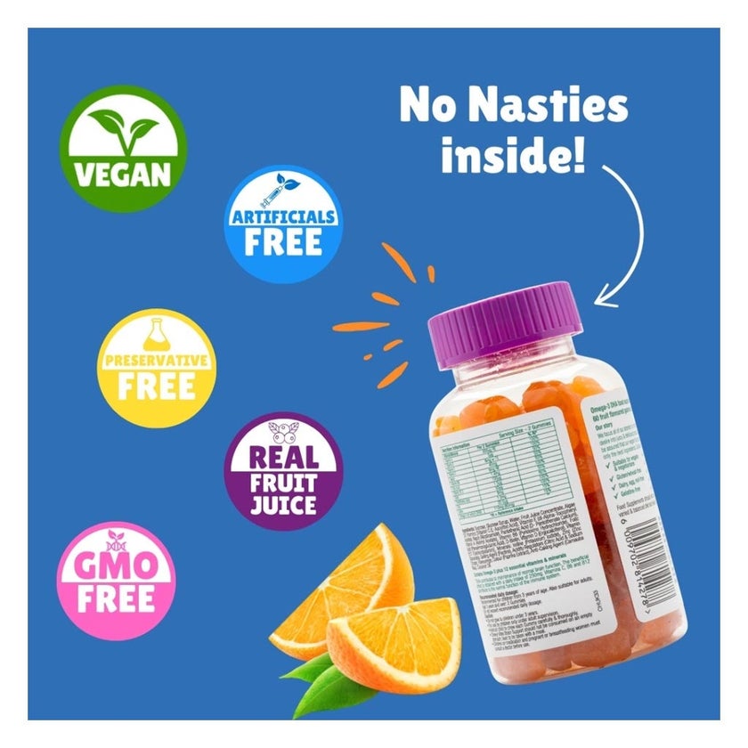 Chewy Vites Kids Brain Support Gummies, Pack of 60's