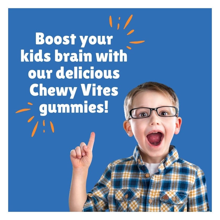Chewy Vites Kids Brain Support Gummies, Pack of 60's