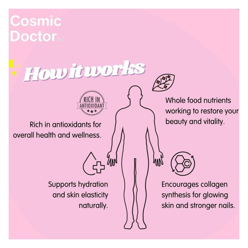 Cosmic Doctor Coco Collagen Supplement Sachets Spicy Chocolate Flavour, Pack of 30's