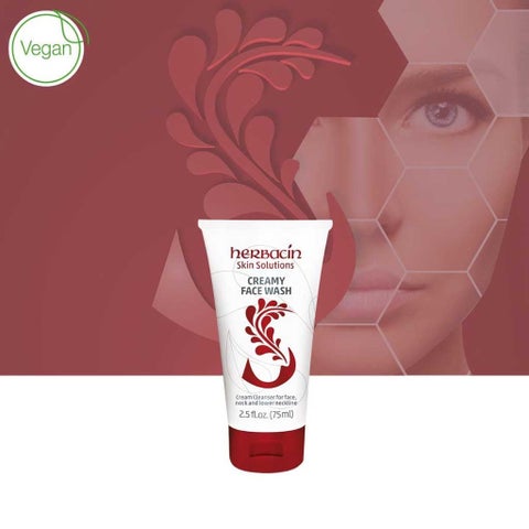 Herbacin Skin Solutions Creamy Face Wash 75ml