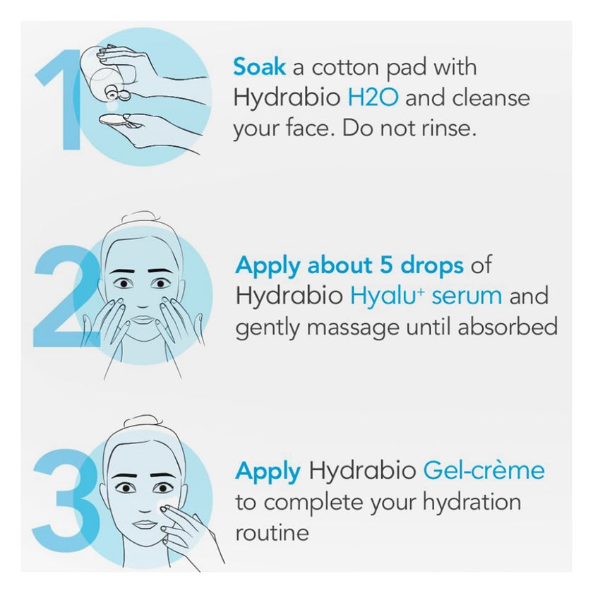 Bioderma Hydrabio Hyalu+ Self Rehydrating Face Serum 30ml
