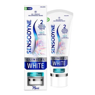 Sensodyne Clinical White Enamel Strengthening Toothpaste For Sensitive Teeth 75ml