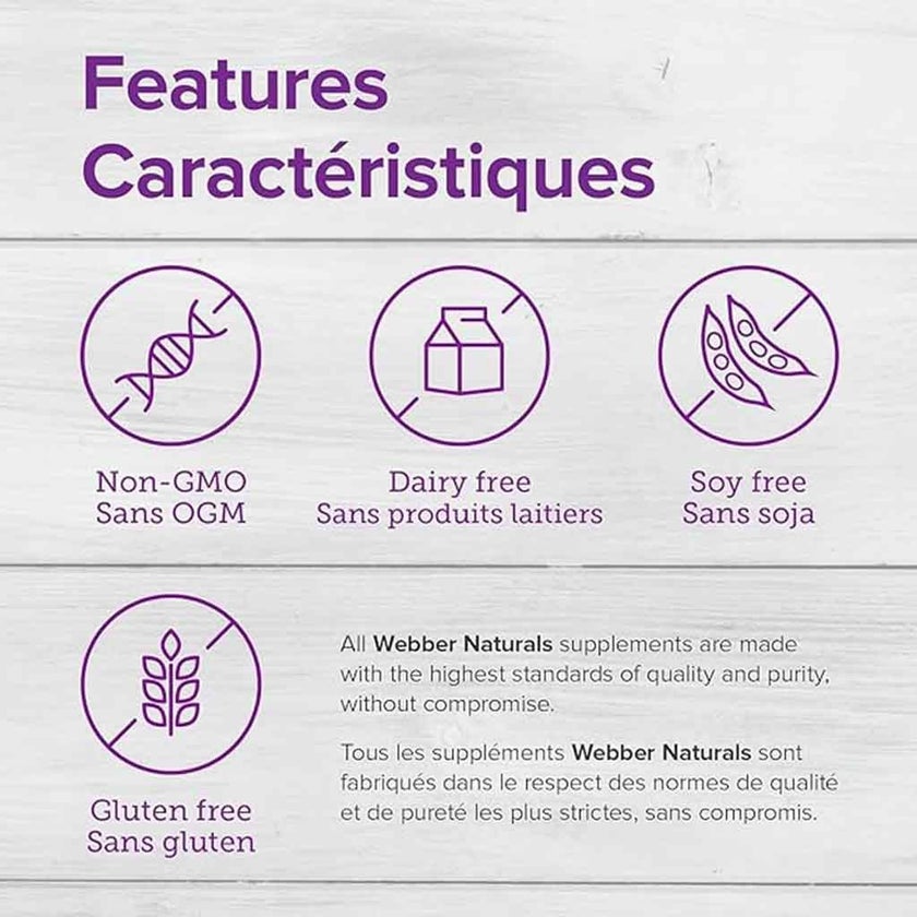 Webber Naturals Digestive Enzymes Tablets, Pack of 90’s