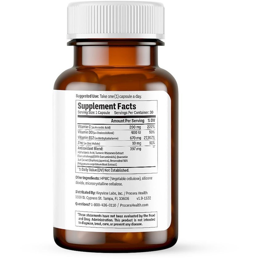 Procera Protect Brain Antioxidant & Detox Support Capsules, Pack of 30's