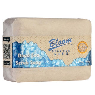 Bloom Dead Sea Life Organic Scrub Soap For Face & Body 90g