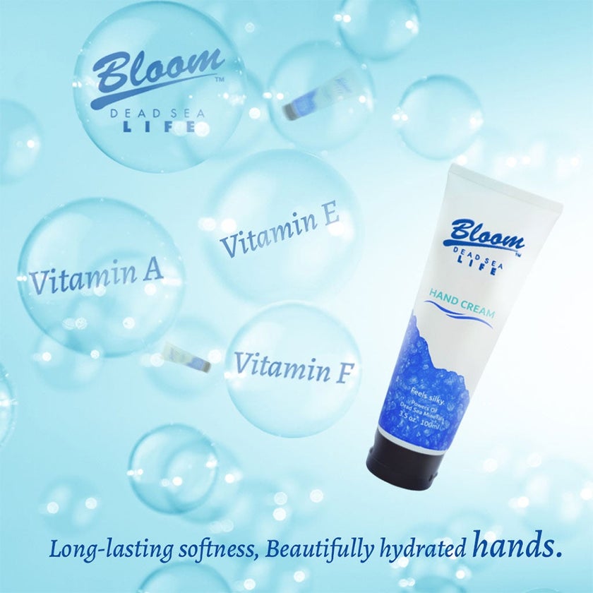 Bloom Dead Sea Life Vitamin A & E Hand Cream 100ml