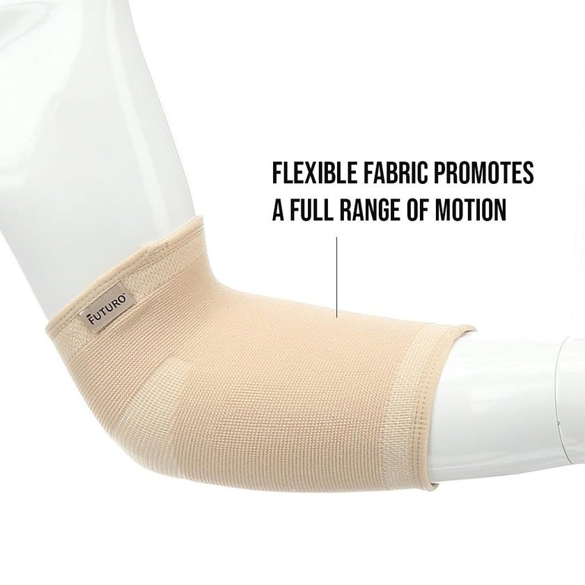 Left Elbow Support Futuro Elbow Support For Left/Right Elbow, Mild Support, Small, Grey ...