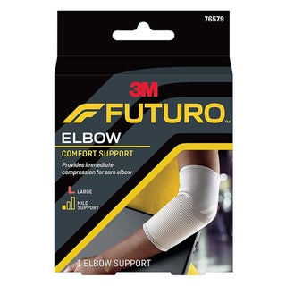 Futuro Elbow Support For Left/Right Elbow, Mild Support, Large, Grey Color, Pack of 1’s