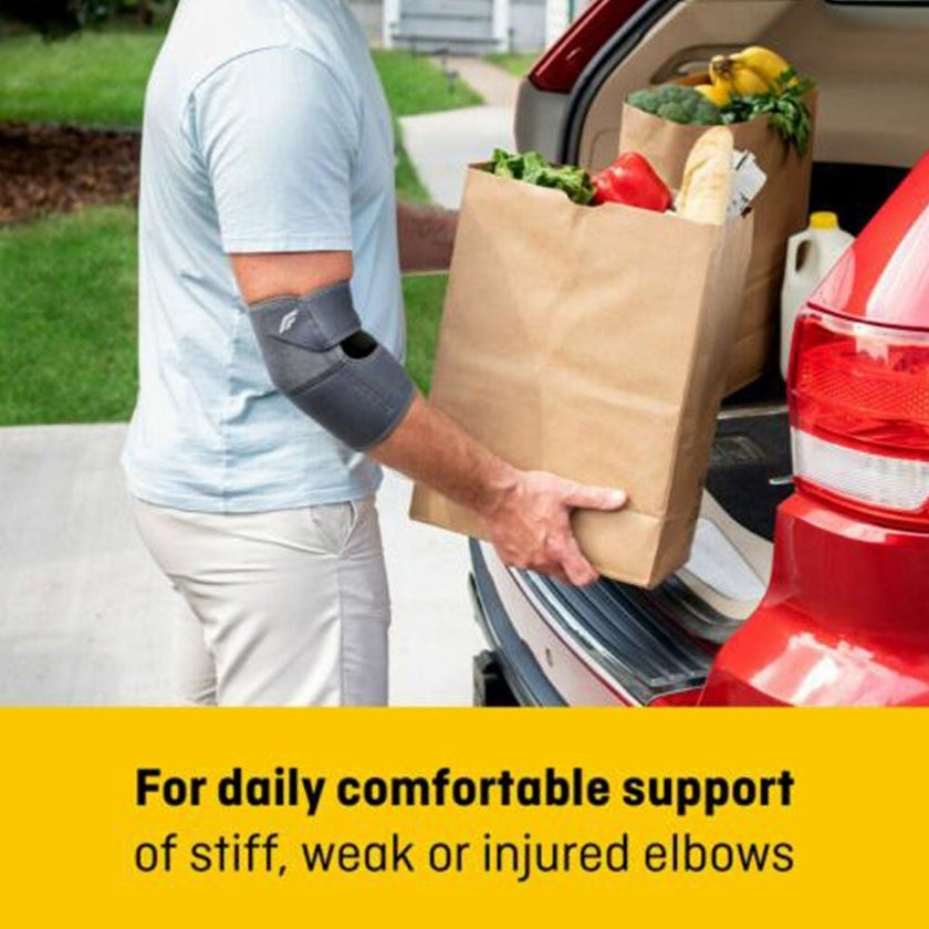 Left Elbow Support Futuro Adjustable Elbow Support For Left/Right Elbow, Moderate Support ...