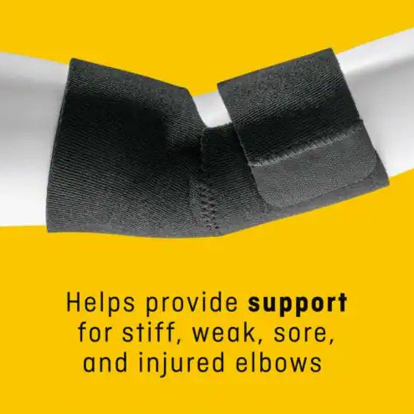 Futuro Adjustable Elbow Support For Left/Right Elbow, Moderate Support, Grey Color, One Size, Pack of 1’s