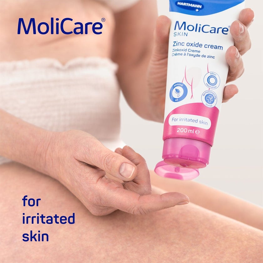Hartmann MoliCare Skin Zinc Oxide With Almond Oil For Irritated Skin 200ml