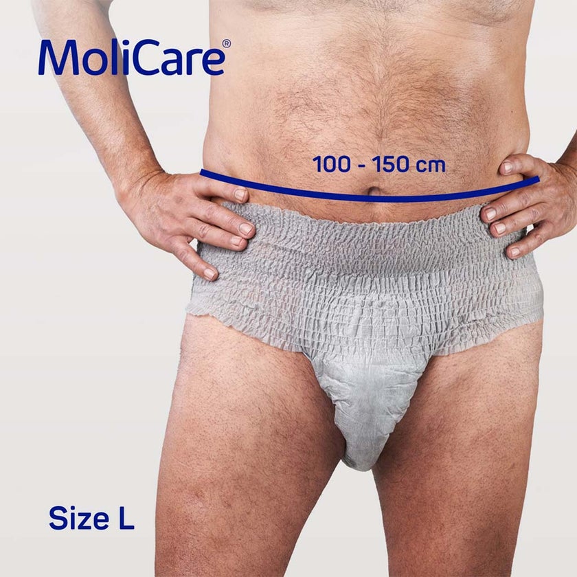Hartmann MoliCare Premium Adult Men Pants, Large Size, 100-150cm, Pack of 7’s