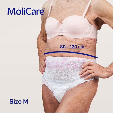 Hartmann MoliCare Premium Adult Lady Pants, Medium Size, 80-120cm, Pack of 8’s