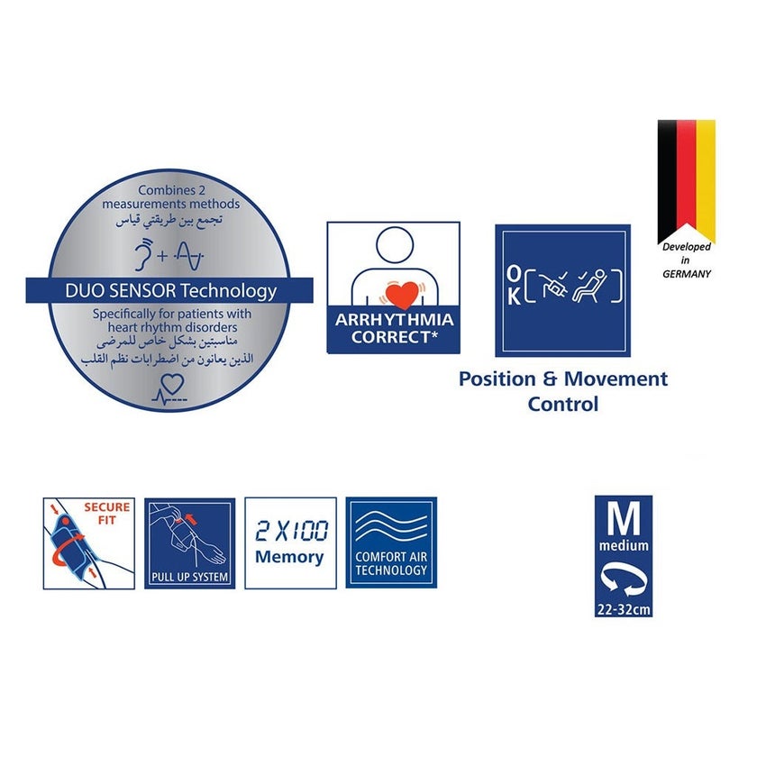 Hartmann Veroval Duo Control Upper Arm Blood Pressure Monitor