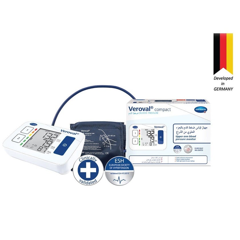 Hartmann Veroval Compact Upper Arm Blood Pressure Monitor BPU22