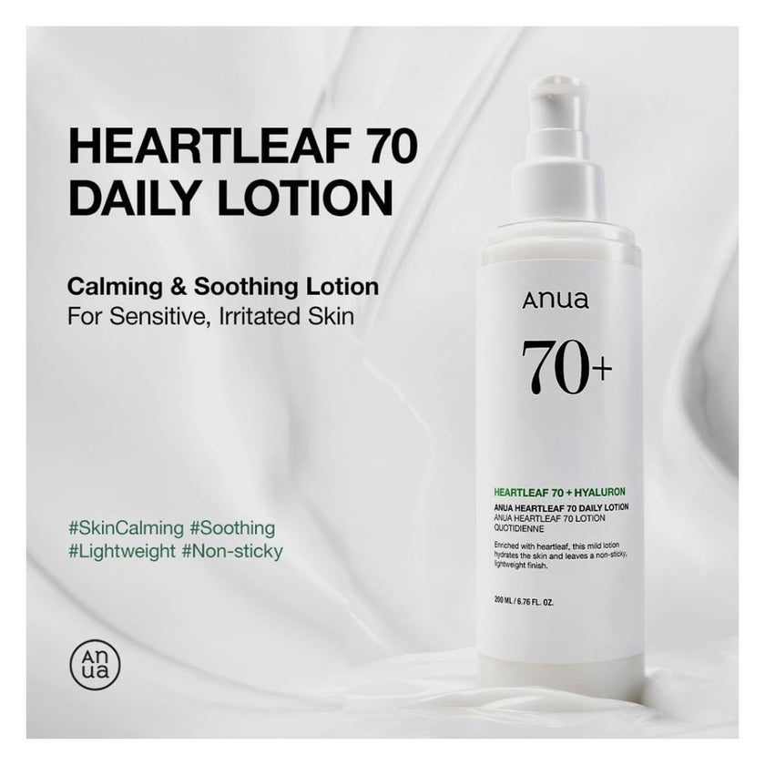 Anua Heartleaf 70 + Hyaluron Daily Lotion 200ml 