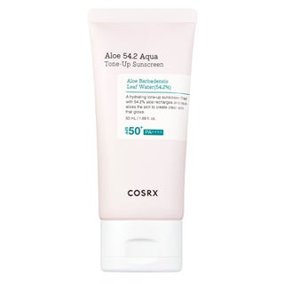 Cosrx Aloe 54.2 Aqua Tone Up Tinted Sunscreen Cream SPF50+ & PA++++ For Sensitive Skin 50ml