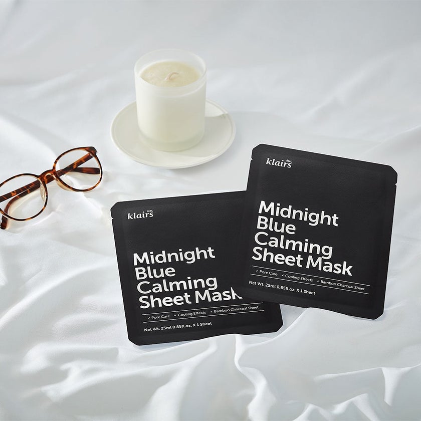 Dear Klairs Midnight Blue Calming Face Sheet Mask 25ml