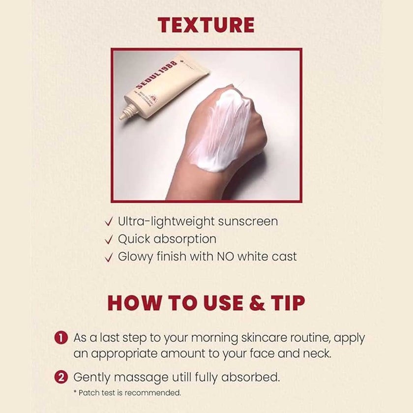 K-Secret Seoul 1988 Pine Tree + Ceramide SPF50+ Sunscreen 50ml