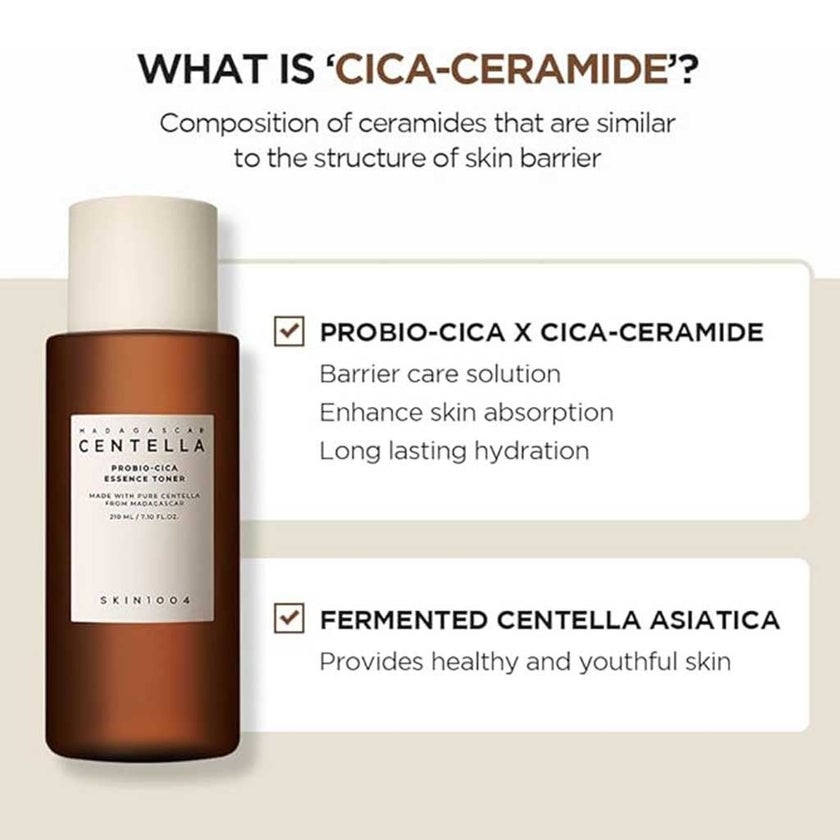 Skin1004 Madagascar Centella Probio Cica Essence Toner 210ml