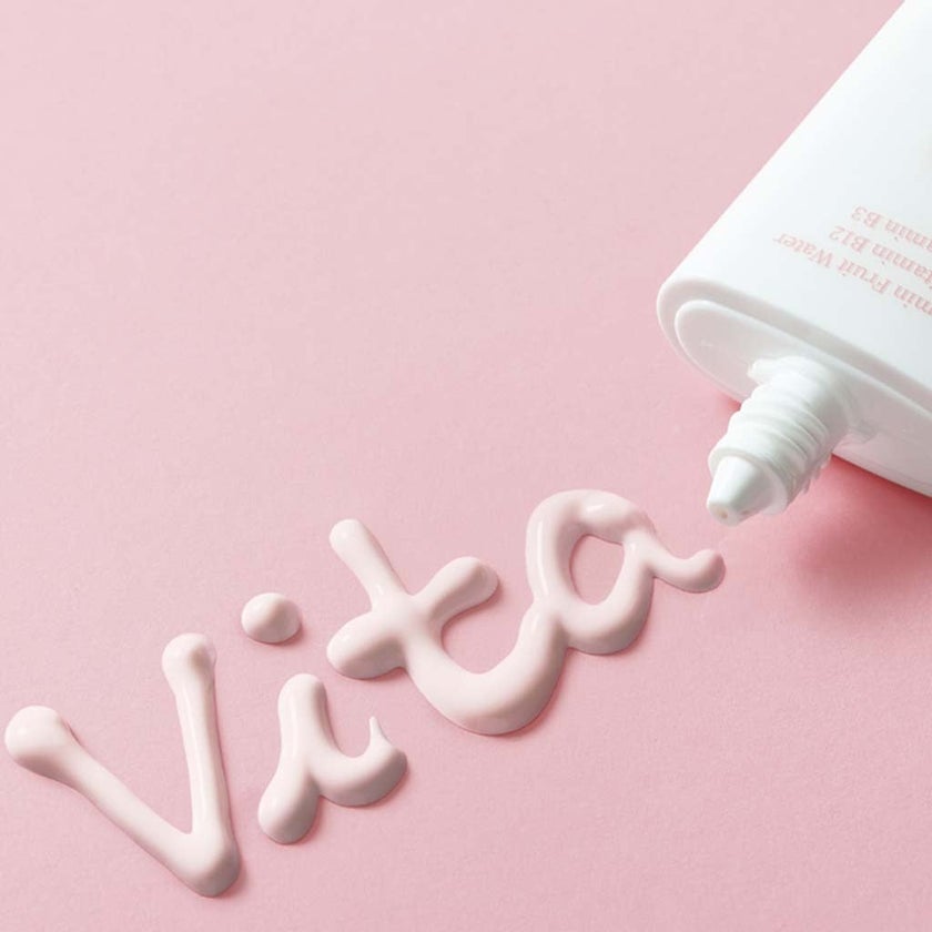 Tocobo Vita Pink Tone Up Sunscreen Cream SPF50+ & PA++++ With Vitamin Fruit Water, Vitamin B3 & B12 50ml 