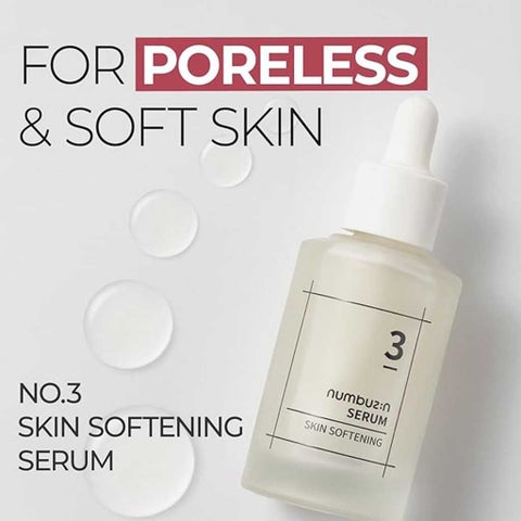 Numbuzin No 3 Skin Softening Face Serum 50ml