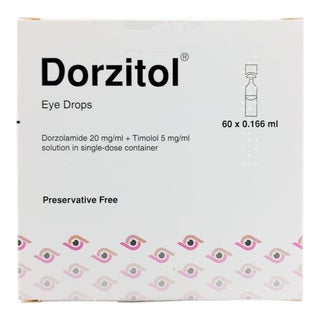 Dorzitol Eye Drop 0.166ml, Pack of 60's