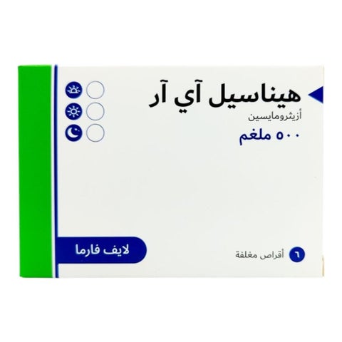 Henacyl IR 500mg Tablets, Pack of 6's